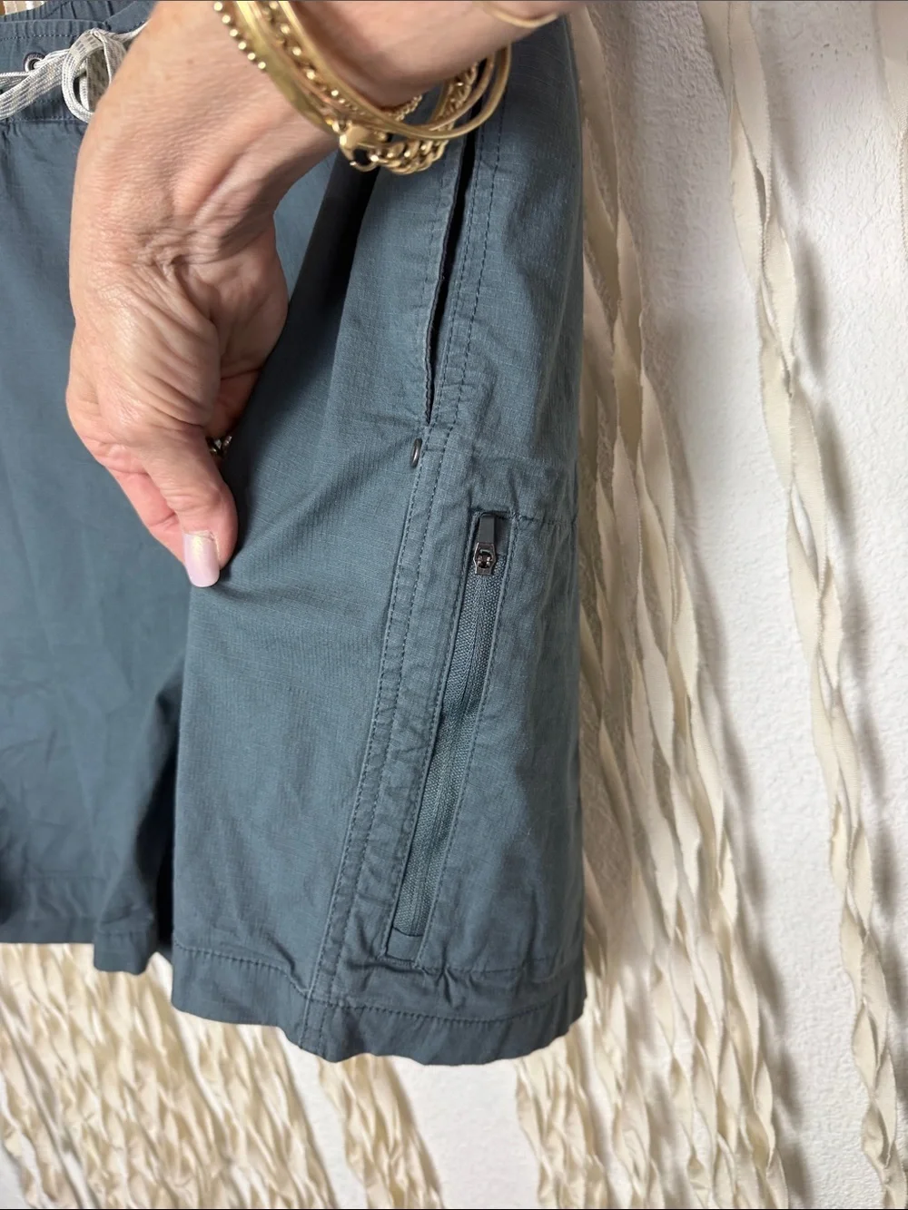 Vuori S #V370 Teal Ripstop Men's Shorts Size XL